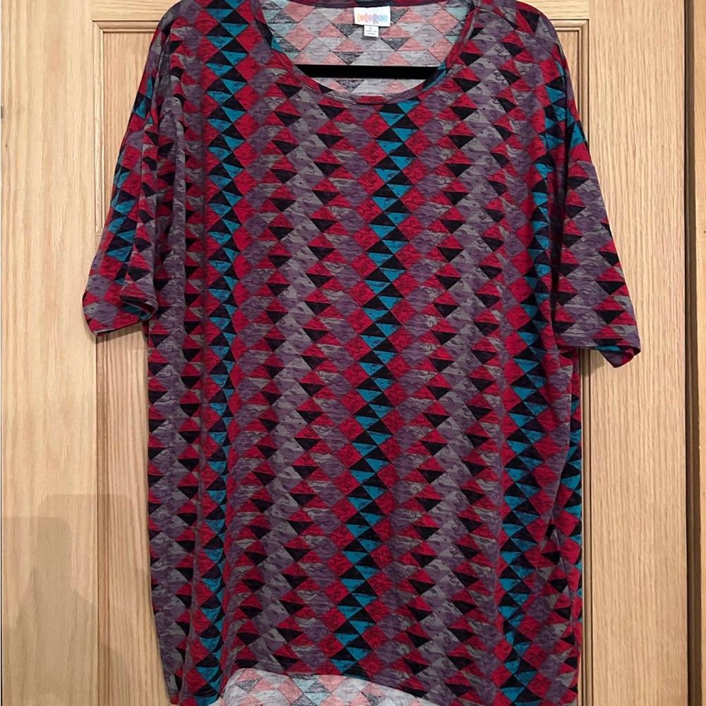 LuLaRoe Multicolor Geometric Top